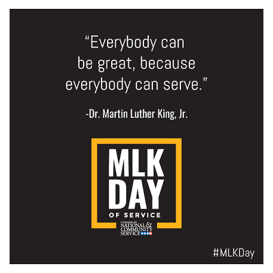MLK Day Of Service Logo