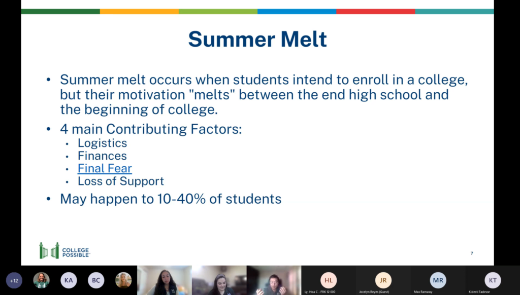 Screencap on "Summer Melt"