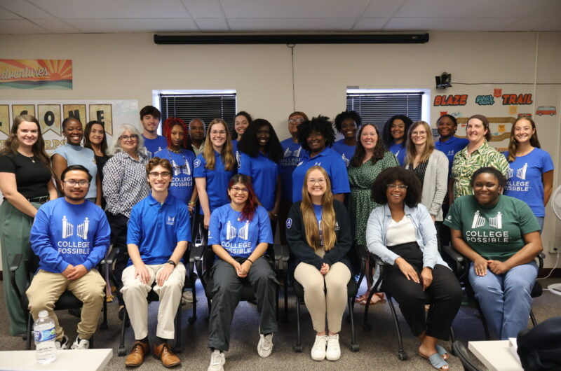 Group Photo Of College Possible Omaha Staff And AmeriCorps Service Members.